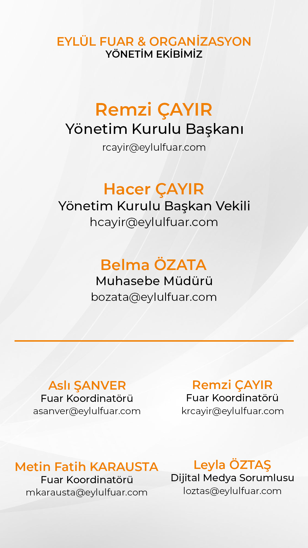 Yönetim Ekibimiz
